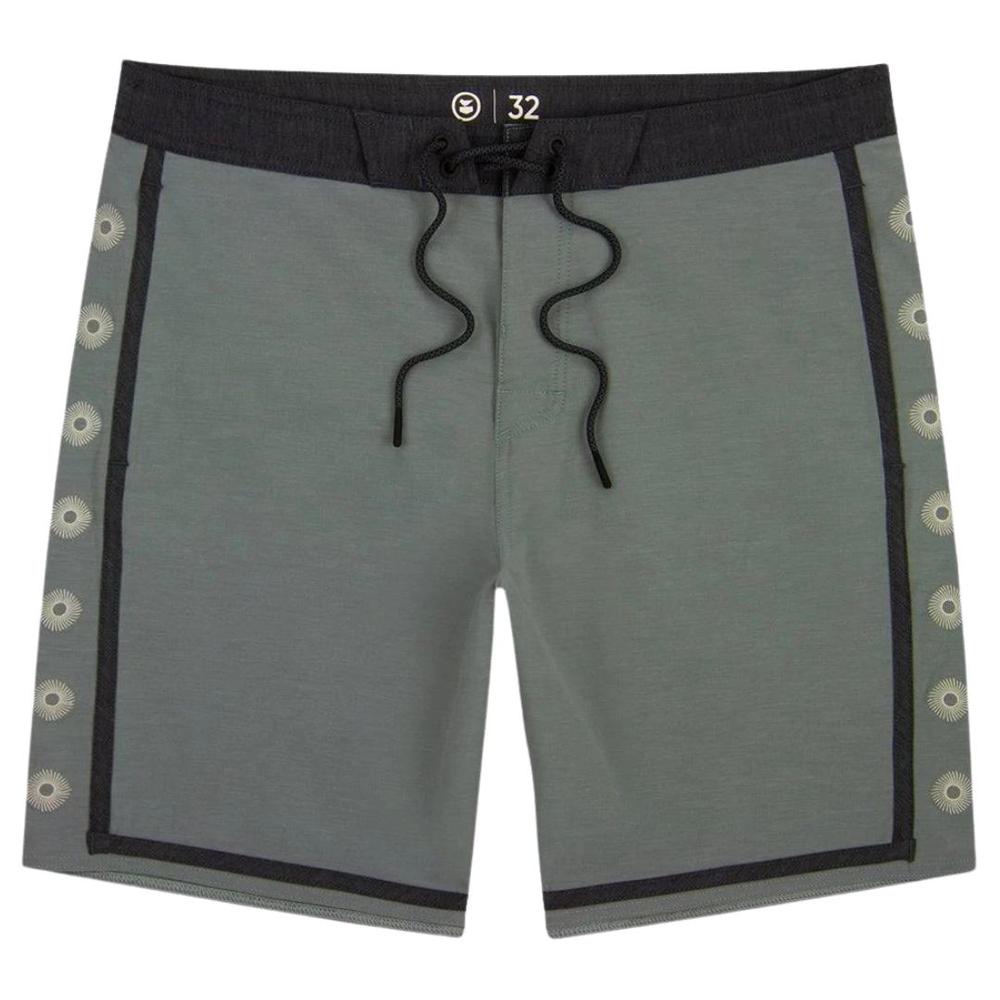 Jetty Men's Hudson Hybrid Boardshorts - Agave AGAVE