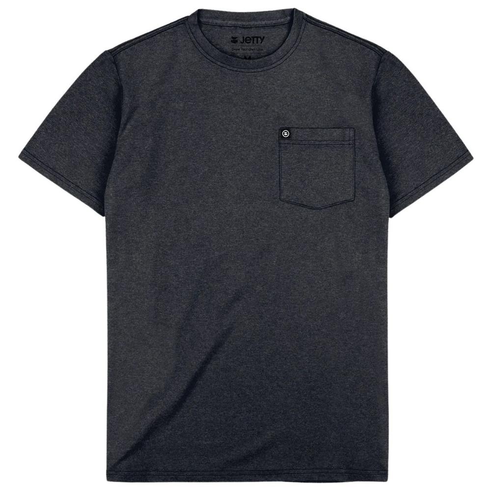 Jetty Men's Striker Pocket Tee BLACK