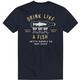Jetty Unisex Bottle Service Tee - Navy NAVY