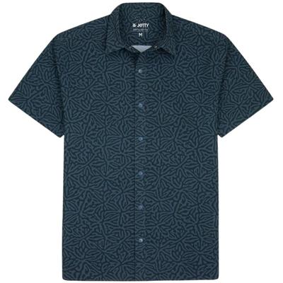 Jetty Men's Sandspit Tech Woven Shirt - Navy