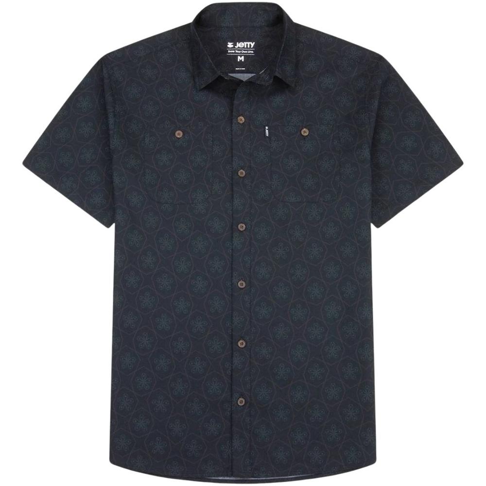 Jetty Men's Seabrite Cotton Shirt BLACK