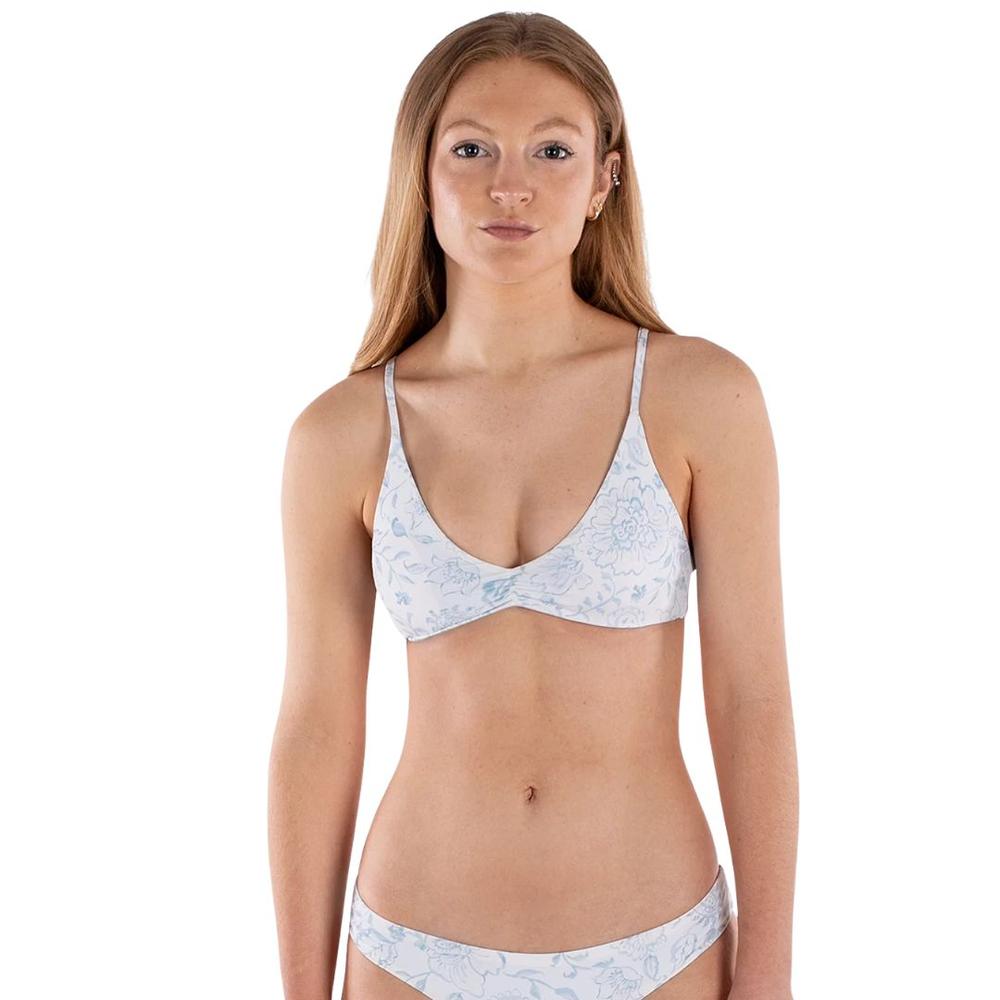 Jetty Women's Katia Reversible Bikini Top - Blue BLUE