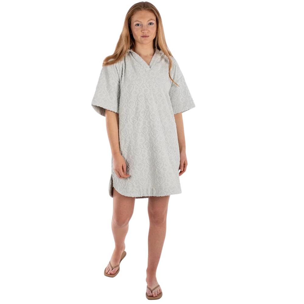 Jetty Women's Cornwall Jacquard Terry Dress - Fog FOG