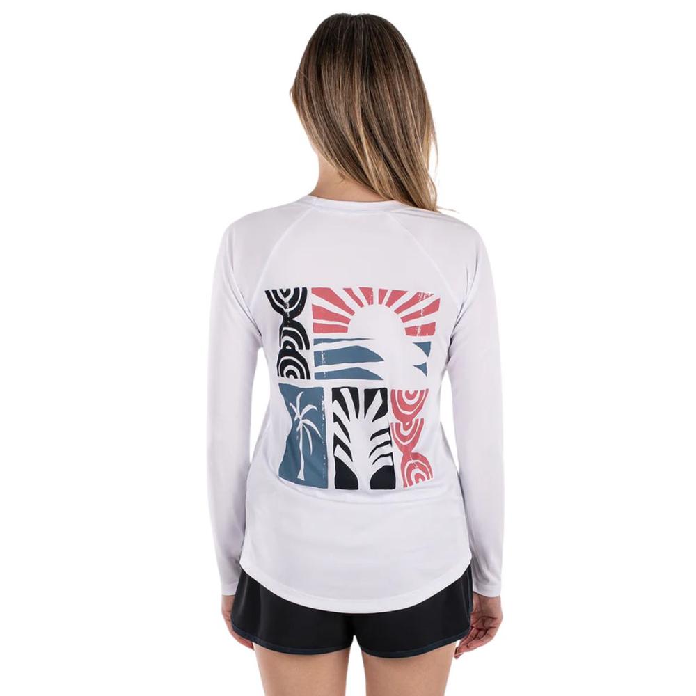 Jetty Women's Retreat UV Long Sleeve - White WHITE