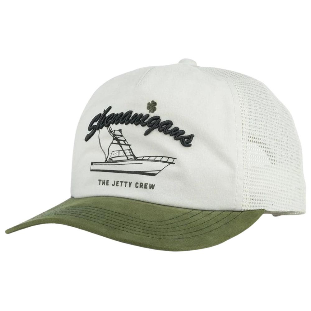 Jetty Boat Crew Hat WHITE