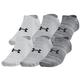 Under Armour UA Essential Unisex 6-Pack No-Show Socks CASTLEROCKCASTLEROCKANTHRACITE