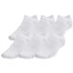 Under Armour UA Essential Unisex 6-Pack No-Show Socks WHITEWHITEHALOGRAY