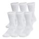 Under Armour Unisex UA Training Cotton Crew Socks (6-Pack) WHITEWHITEBLACK