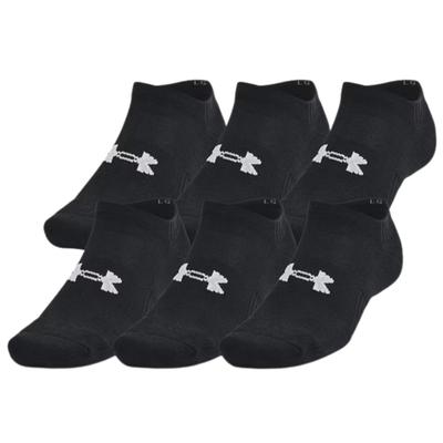 Under Armour Unisex UA Training Cotton No Show Socks (6-Pack)