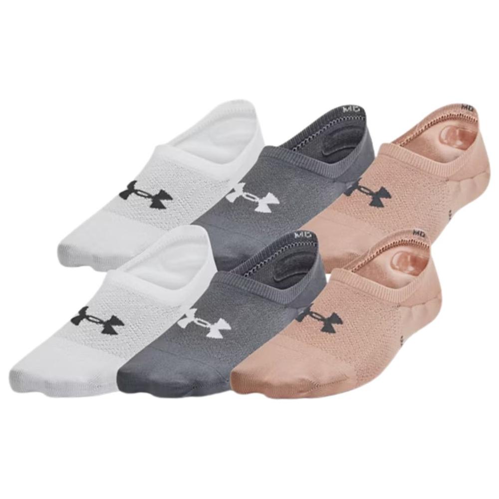 Under Armour Women's UA Breathe Lite Liner Socks (6-Pack) BLUSHBEIGEBLUSHBEIGECASTLEROCK