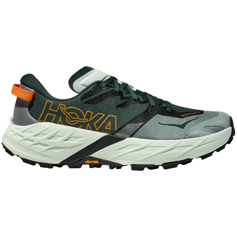 Hoka One Men's Speedgoat 7 Trail Running Shoes BAYLEAF/SEAGLASS