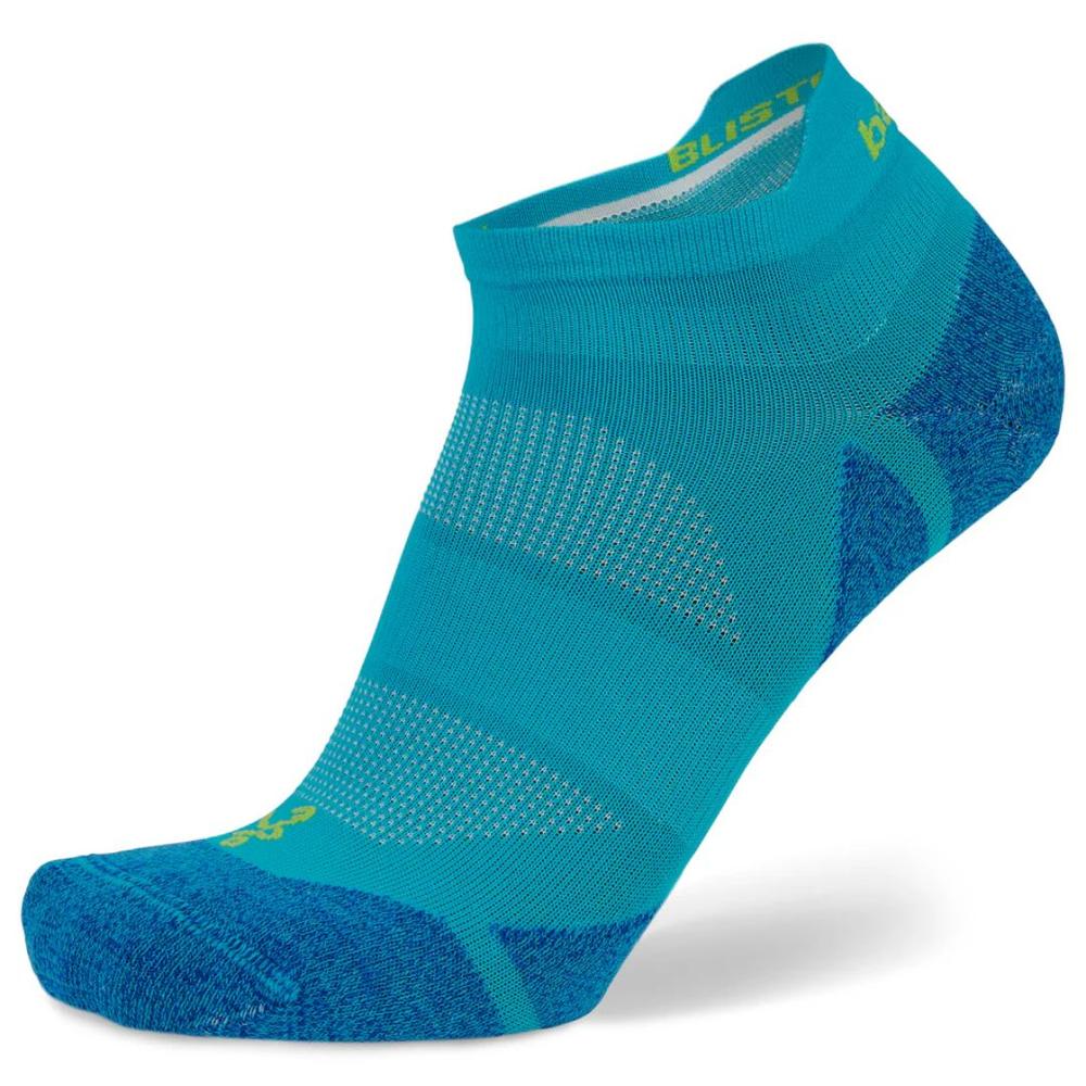Balega Blister Resist Light No Show Socks LAKEBLUE/LIMEPUNCH