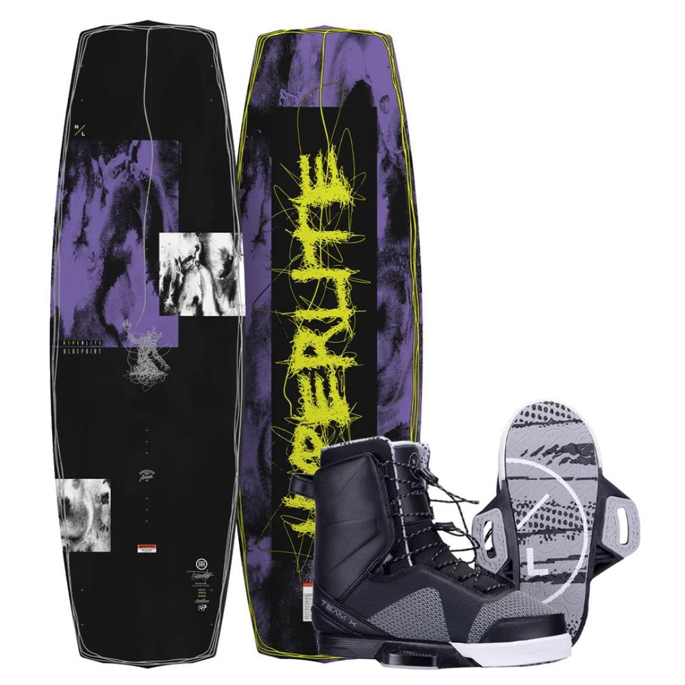 Hyperlite 138 Blueprint Wakeboard w/ 9/10 Team X Bindings 2026 NA
