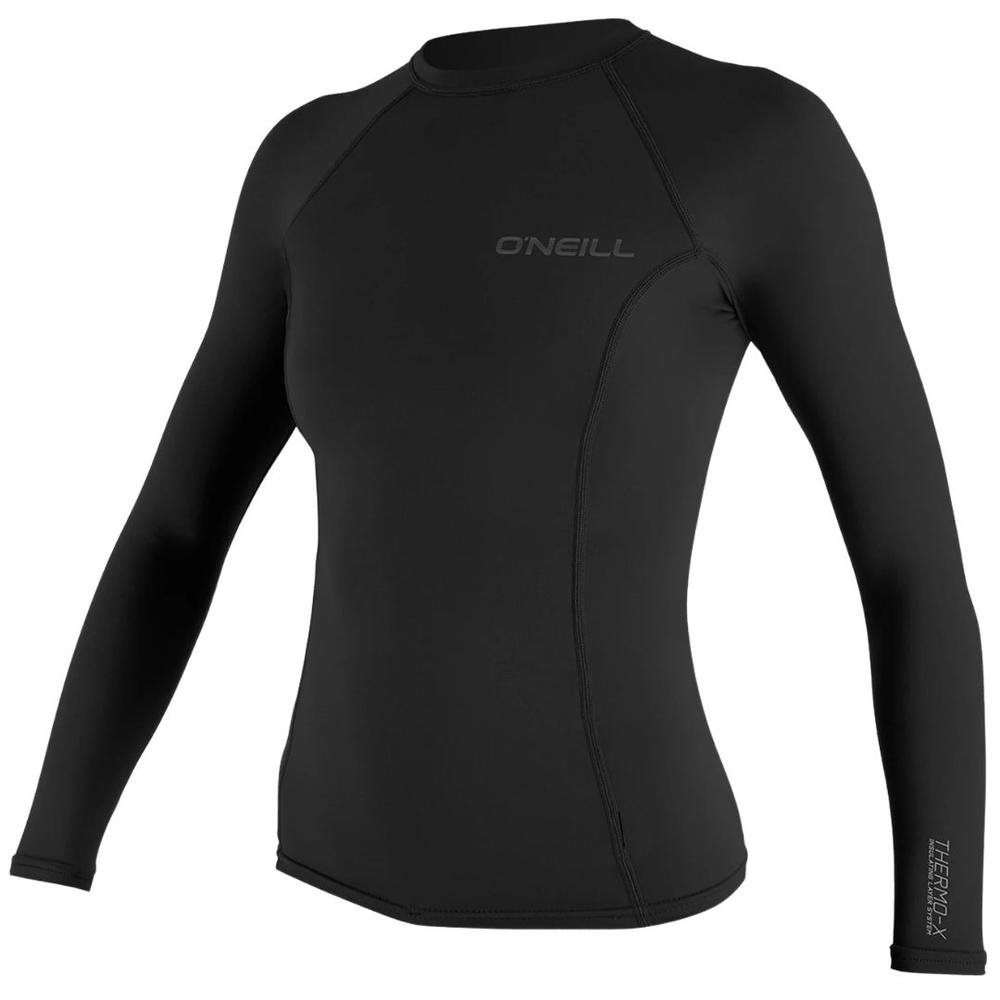 O'Neill Women's Thermo-X Long Sleeve Crew BLACK