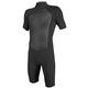 O'Neill Men's O'Riginal 2mm Back Zip Short Sleeve Spring Wetsuit BLK/BLK