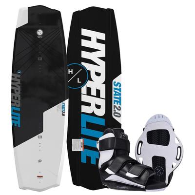Hyperlite 135 State 2.0 Wakeboard w/ 7-10.5 Formula Bindings 2026