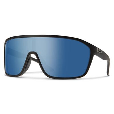 Smith Boomtown Sunglasses - Matte Black/ChromaPop Polarized Blue Mirror
