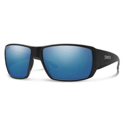 Smith Guide's Choice Sunglasses - Matte Black/ChromaPop Glass Polarized Blue Mirror