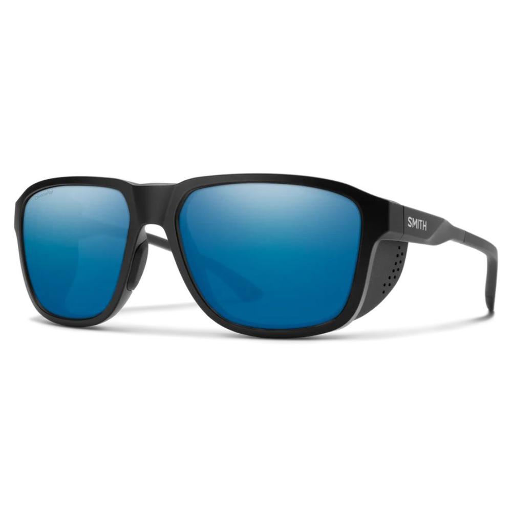 Smith Embark Sunglasses - Matte Black/ChromaPop Glass Polarized Blue Mirror MATTEBLACKCHROMAPOPGLASSPOLARIZEDBLUEMI