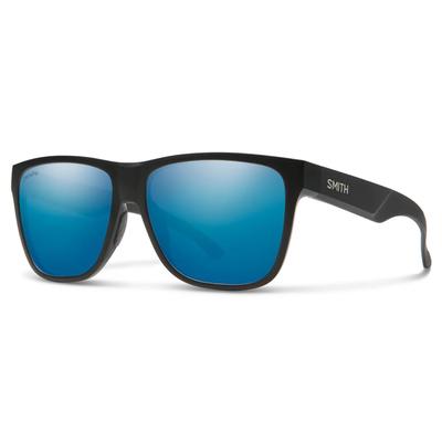 Smith Lowdown XL 2 Sunglasses - Matte Black/ChromaPop Polarized Blue Mirror