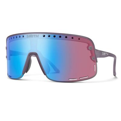 Smith Ultralite Sunglasses - Matte Meteorite Crystal/ChromaPop Low Light Rose Blue Mirror