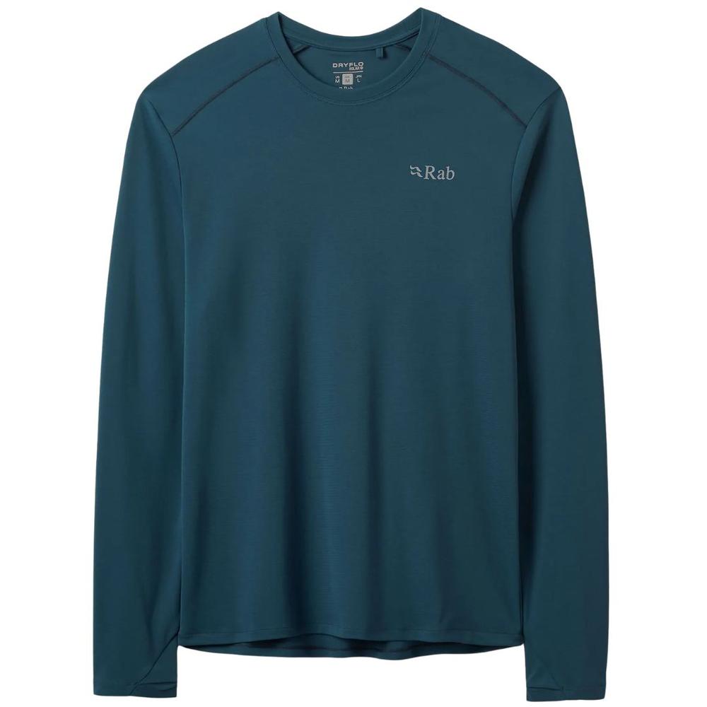 Rab Men's Force Long Sleeve Tee TEMPESTBLUE