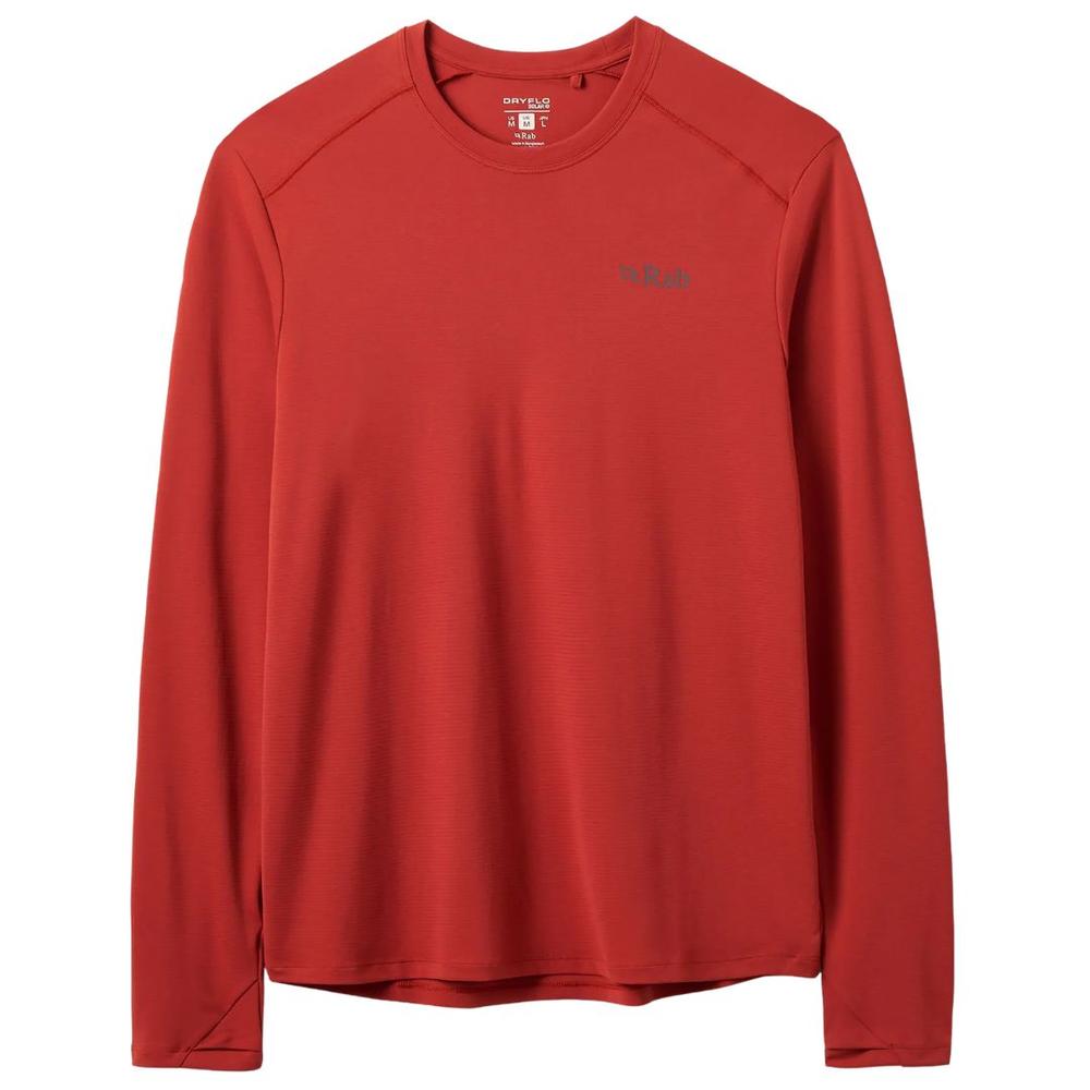 Rab Men's Force Long Sleeve Tee TUSCANRED