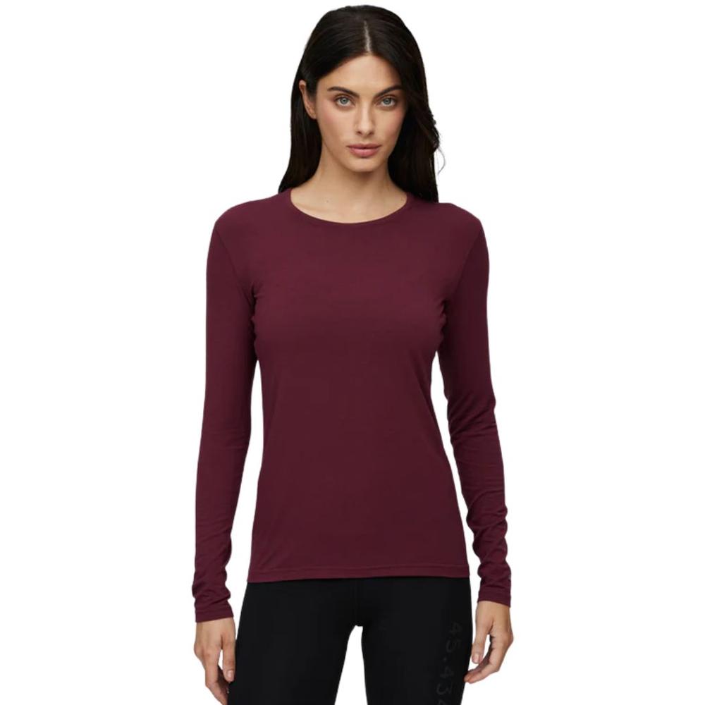 Le Bent Women's Lightweight Crew Base Layer MOUNTAINPLUM