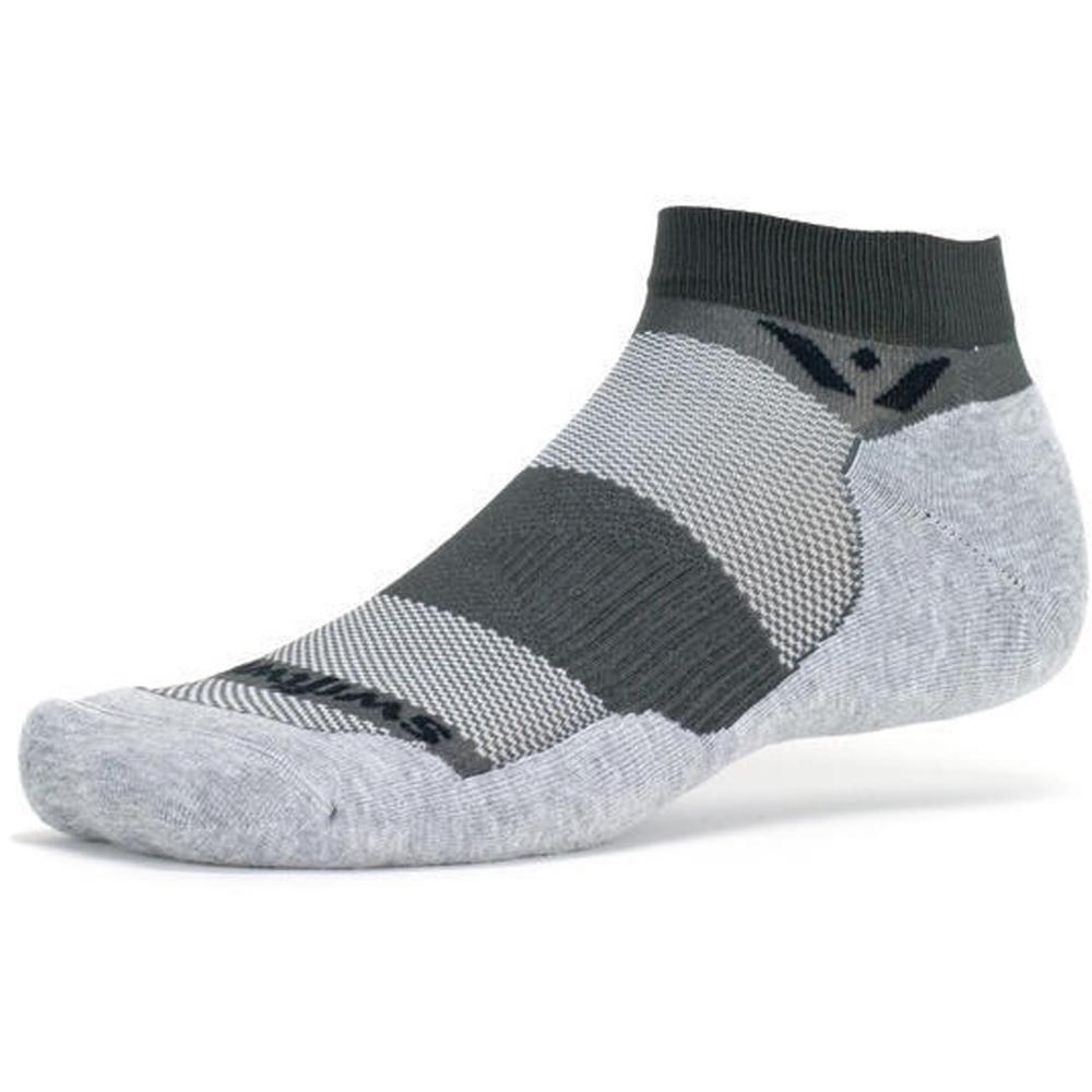  Swiftwick Maxus One Grey Running Socks