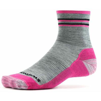 Swiftwick Pursuit Four Heather Pink Hiking Socks