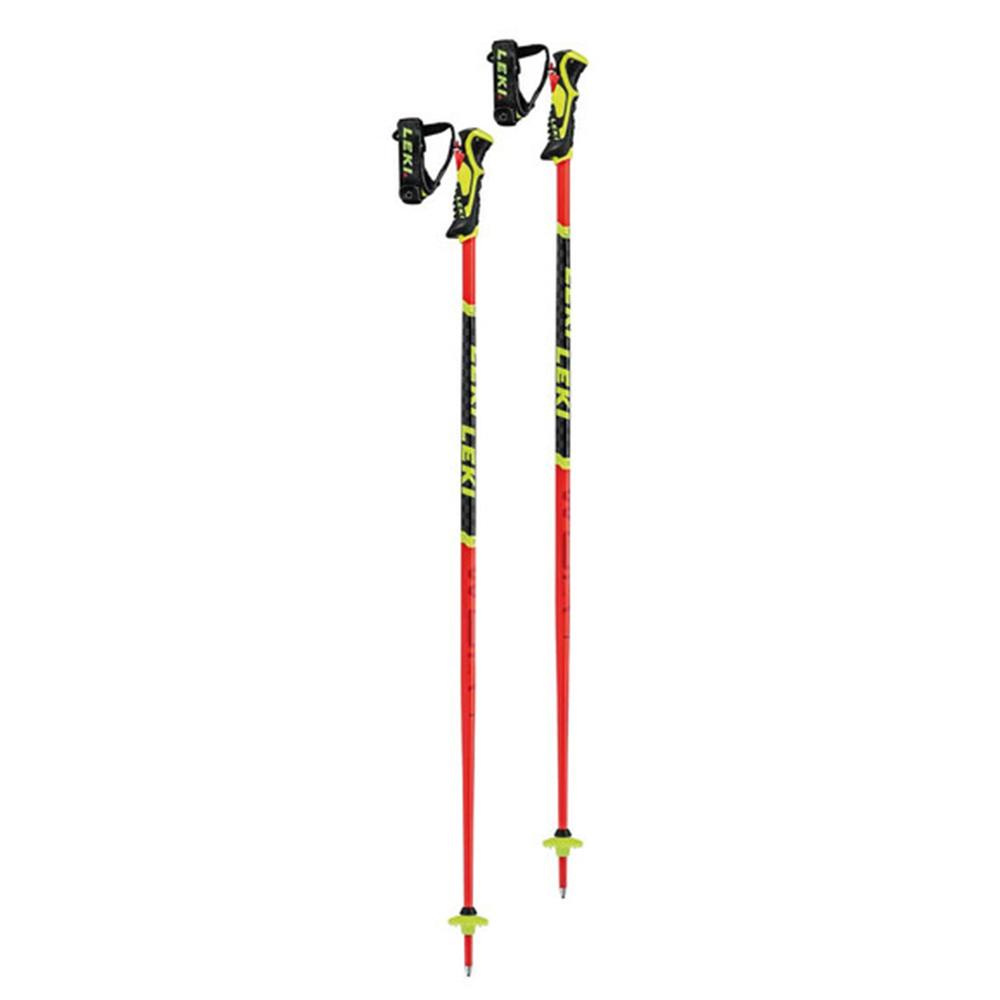 Leki WCR Lite SL Race Ski Poles Junior RED/BLK