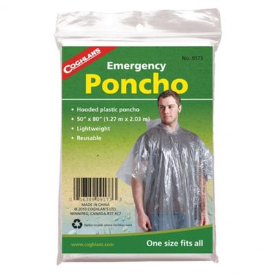 EMERGENCY PONCHO - CLEAR