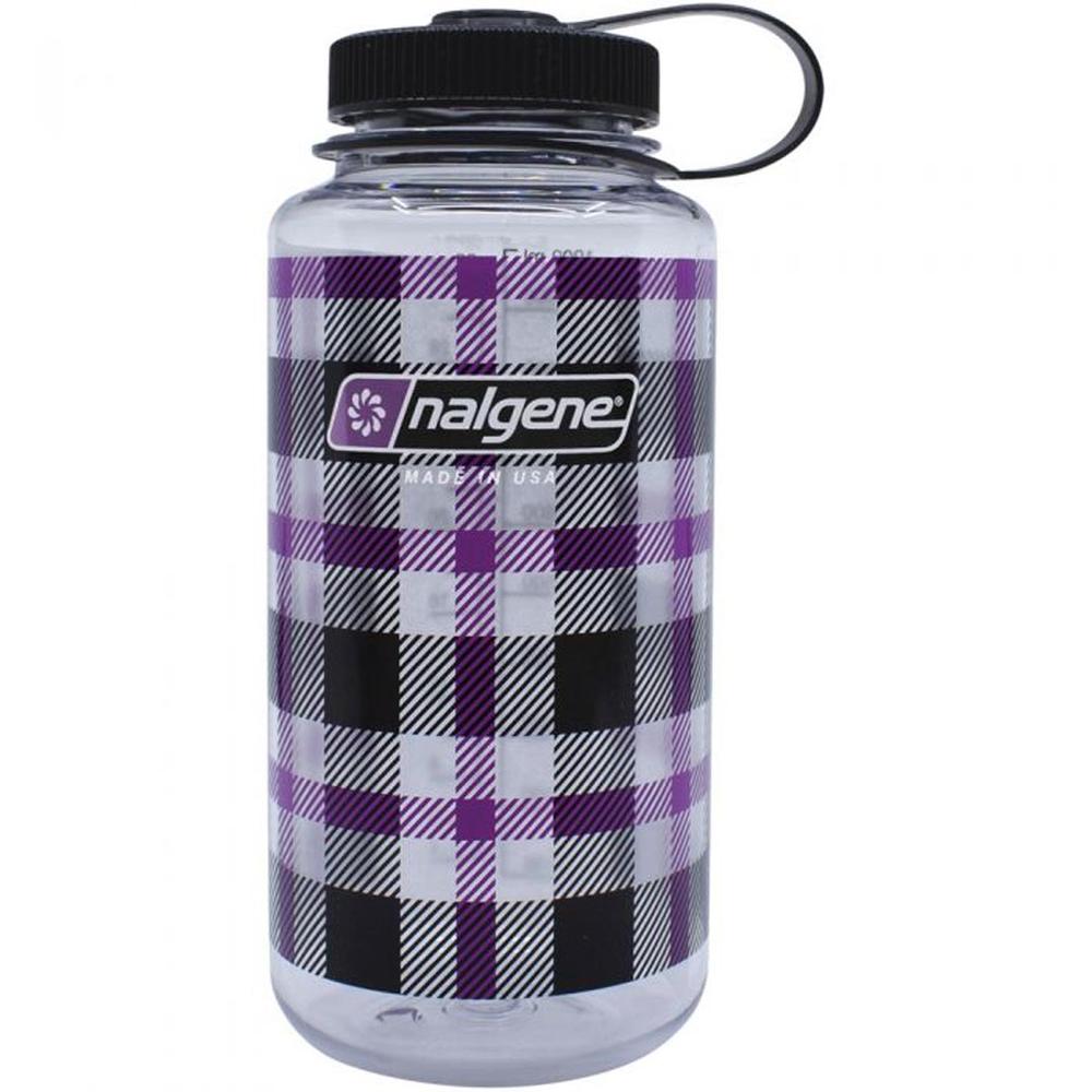  Nalgene Wide Mouth Water Bottle 32 Oz - Limited Edition Plaid