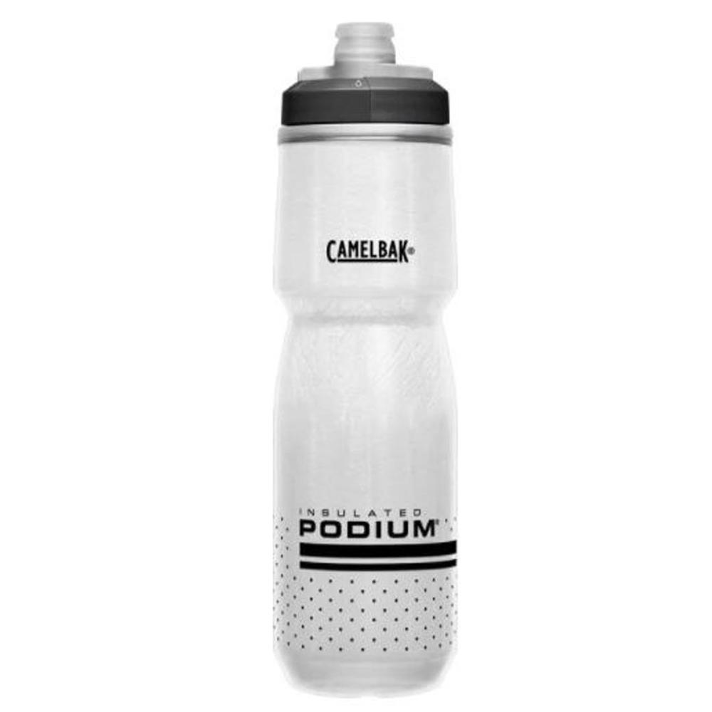  Camelbak Podium Chill Bike Water Bottles 24 Oz - White/Black