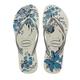 Havaianas Women's Slim Organic Flip Flops WHITE/BRIGHTSILVER