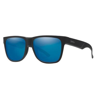 Smith Lowdown 2 Matte Black/Blue Mirror Polarized Sunglasses