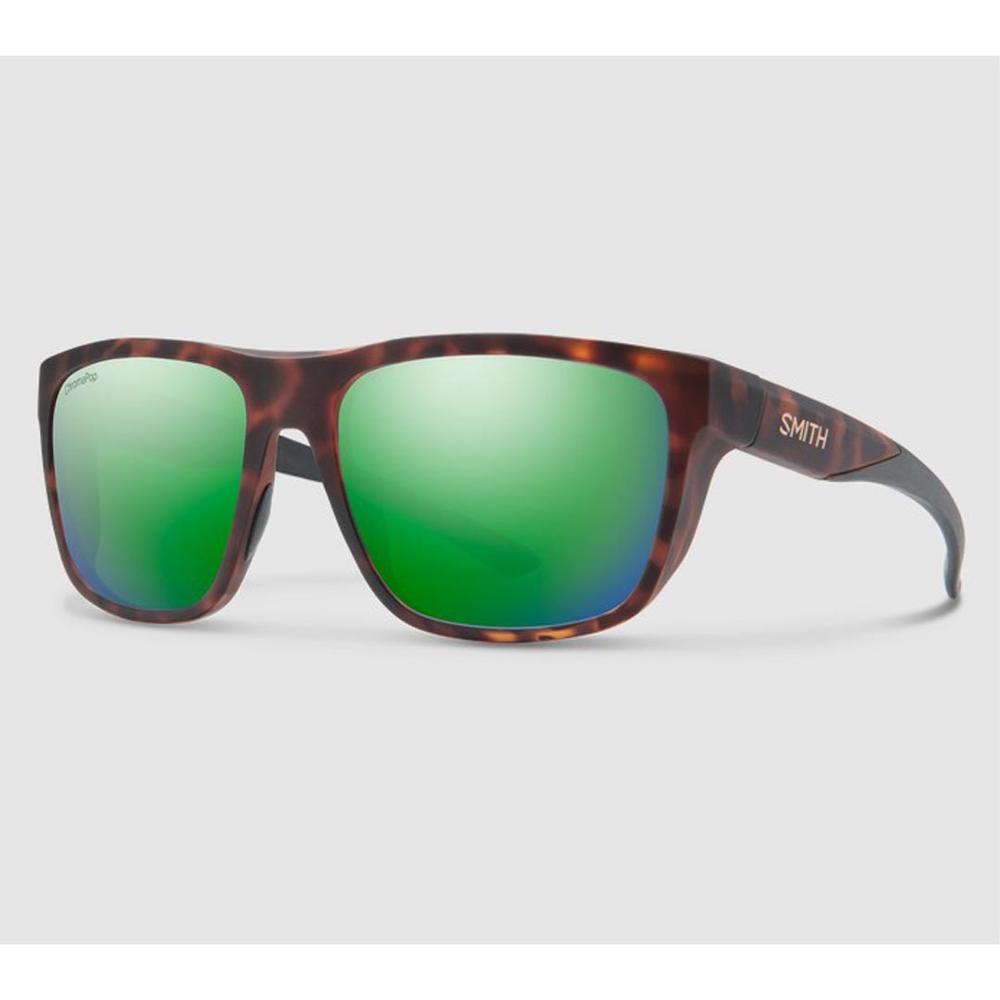  Smith Barra Matte Tortoise/Green Polarized Sunglasses