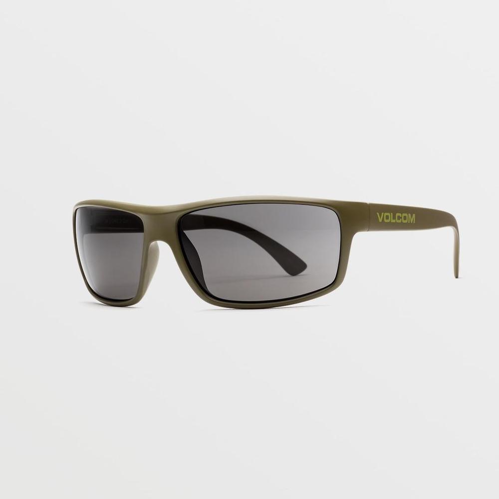  Volcom Haak Matte Drab/Grey Lens Sunglasses