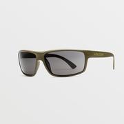 Volcom Haak Matte Drab/Grey Lens Sunglasses