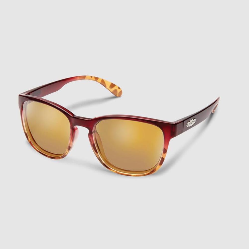  Suncloud Loveseat Raspberry- Tort/Sienna Polarized Sunglasses