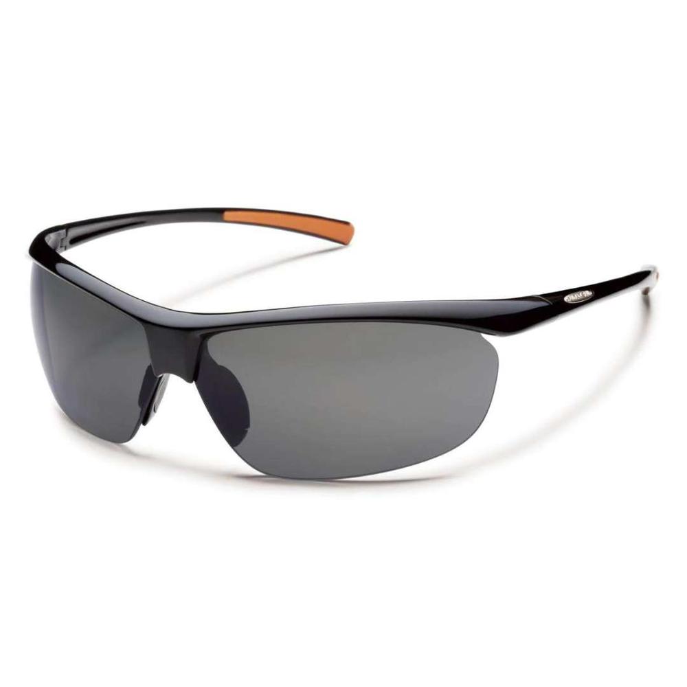  Suncloud Zephyr Black/Gray Polarized Sunglasses