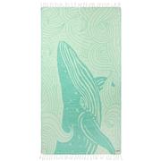 Sand Cloud Green Whale Shark Towel