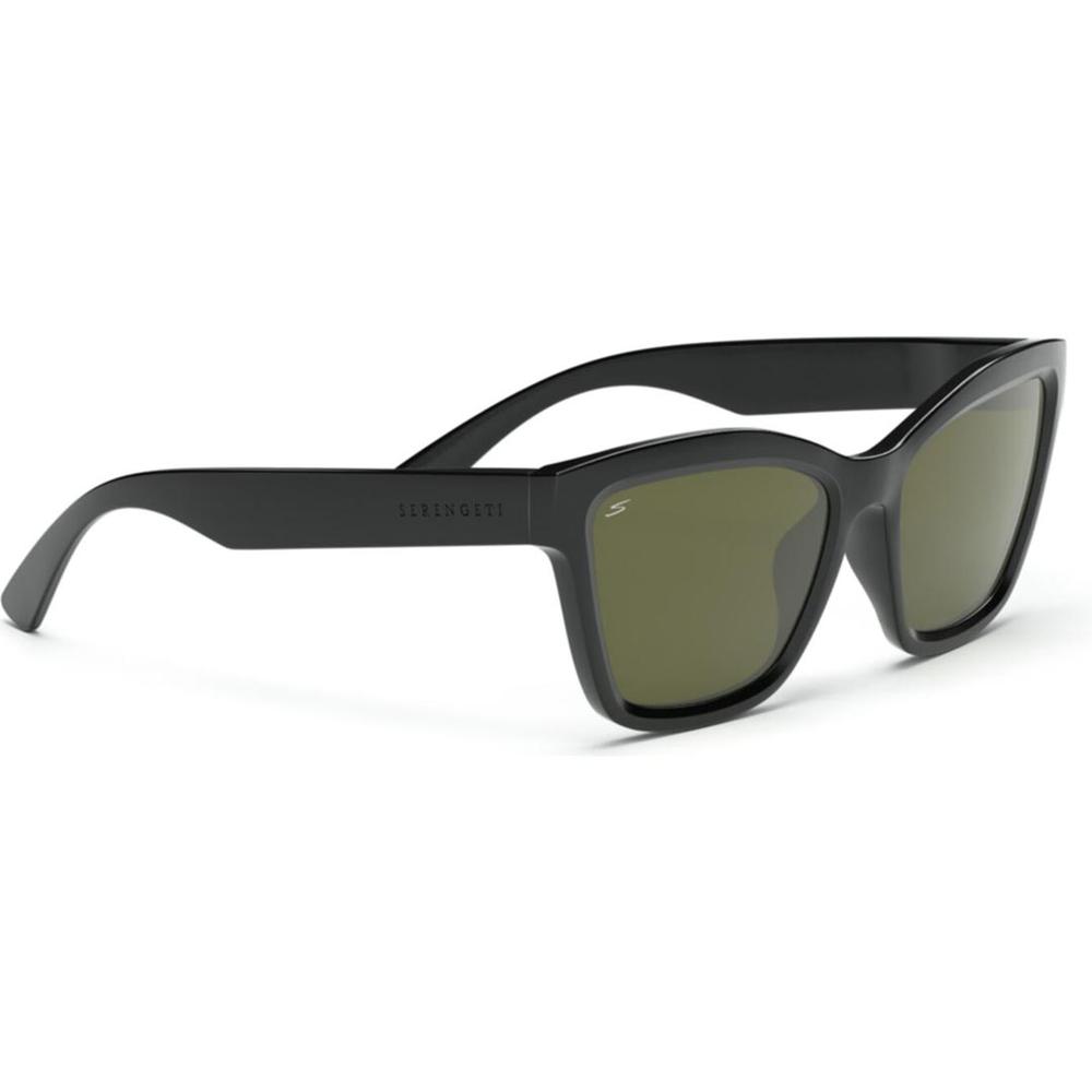 Serengeti Rolla Shiny Black Polarized Sunglasses N/A