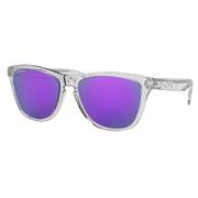 Oakley Frogskins Clear/Prizm Violet Sunglasses