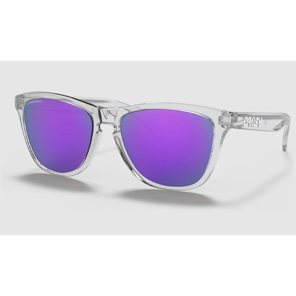 Oakley Frogskins Clear/Prizm Violet Sunglasses POLCLEAR/PRZVLT