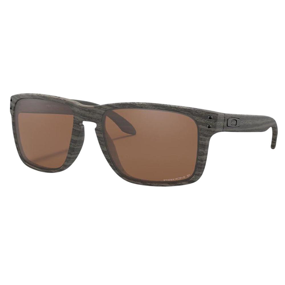  Oakley Men's Holbrook Xl Woodgrain/Prizm Tungsten Polarized Sunglasses