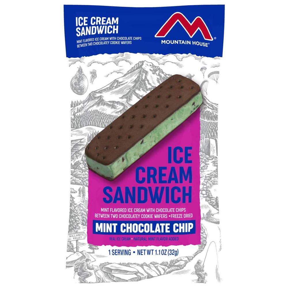 Mountain House Mint Chocolate Chip Ice Cream Sandwich NA