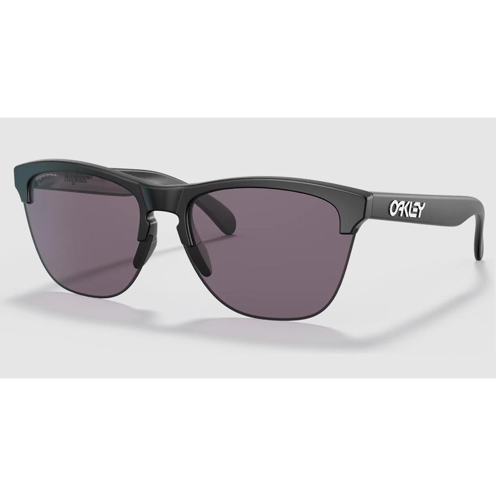  Oakley Frogskins Lite Matte Black/Prizm Grey Sunglasses