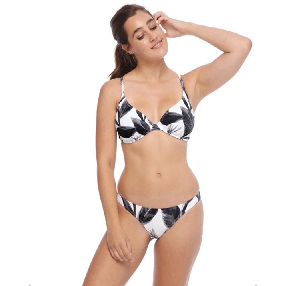  Body Glove Women's Black And White Solo D- F Cup Bikini Top