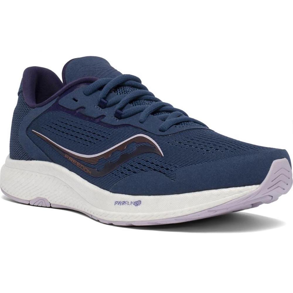 Saucony Women's Freedom 4 Running Shoes STORM/LILAC